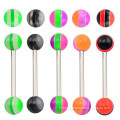 TR01040 resin tongue ring , plastic tongue rings body piercing jewelry